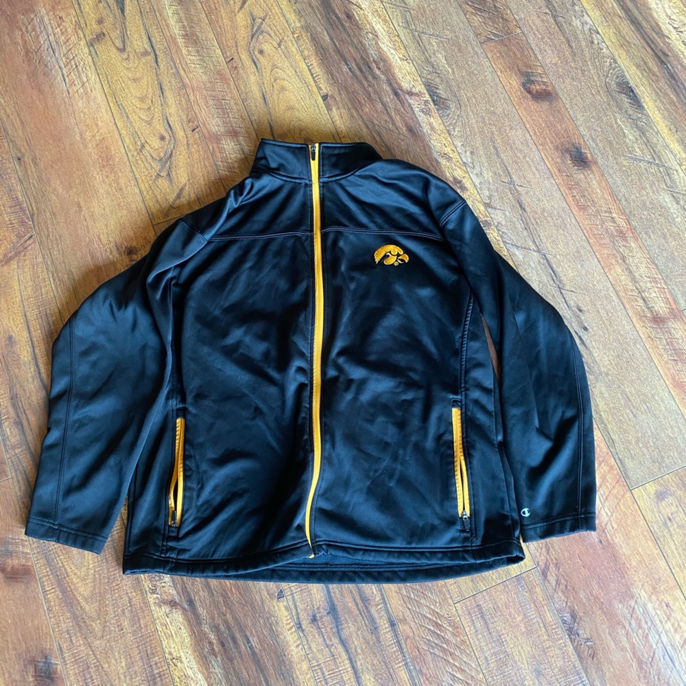 Champion Iowa Zip Up Sweatshirt